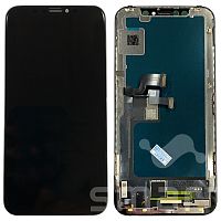 Дисплей для Apple iPhone X в сборе с рамкой черный JK TFT