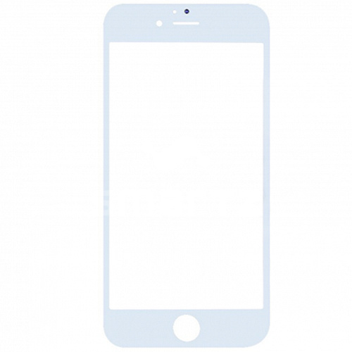 Стекло для Apple iPhone 6 Plus с OCA с рамкой белый Оригинал