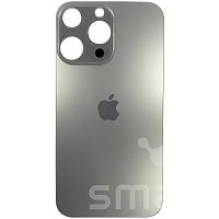 Задняя крышка для Apple iPhone XR под 15 Pro с большим отверстием цвет: титан Оригинал