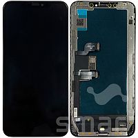 Дисплей для Apple iPhone XS Max в сборе с рамкой черный JK SOFT OLED